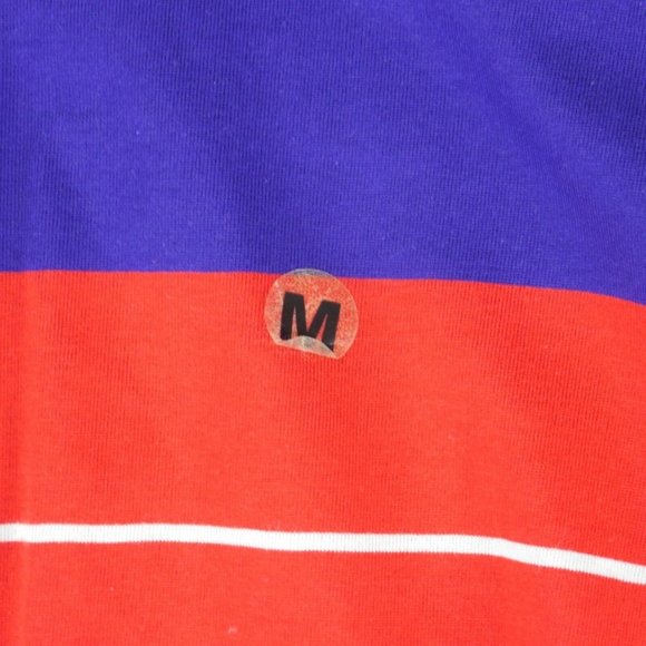 NWOT Gant Rugger Stripes Multicolor RETRO STYLE Polo Pullover  NOS Size M   ANB - Picture 2 of 6